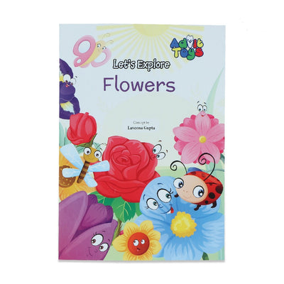 Flowers Jigsaw Puzzle for Kids - (24 Piece + Educational Fun Fact Book Inside)