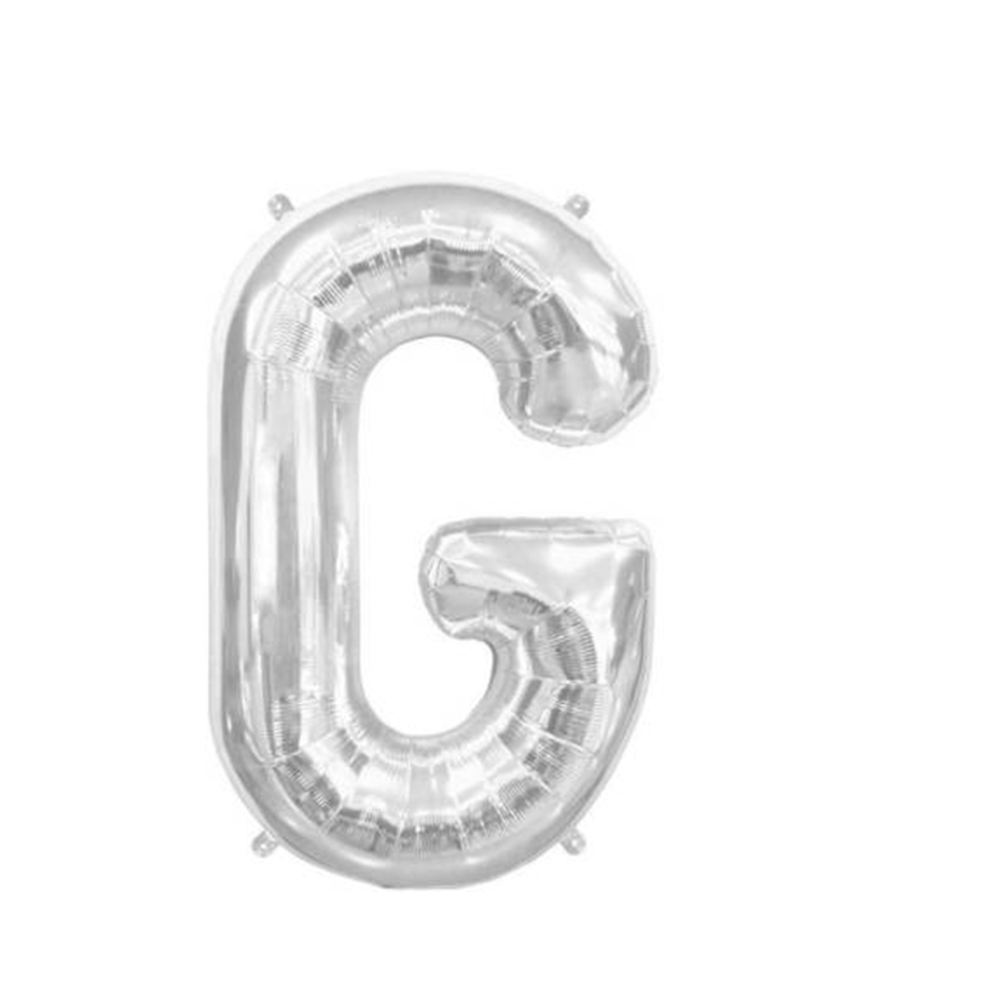 A - Z Letter Balloon-Silver (16 inches)