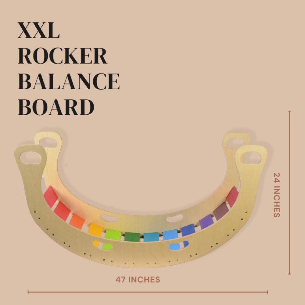 XXL Rainbow Rocker Balance Board
