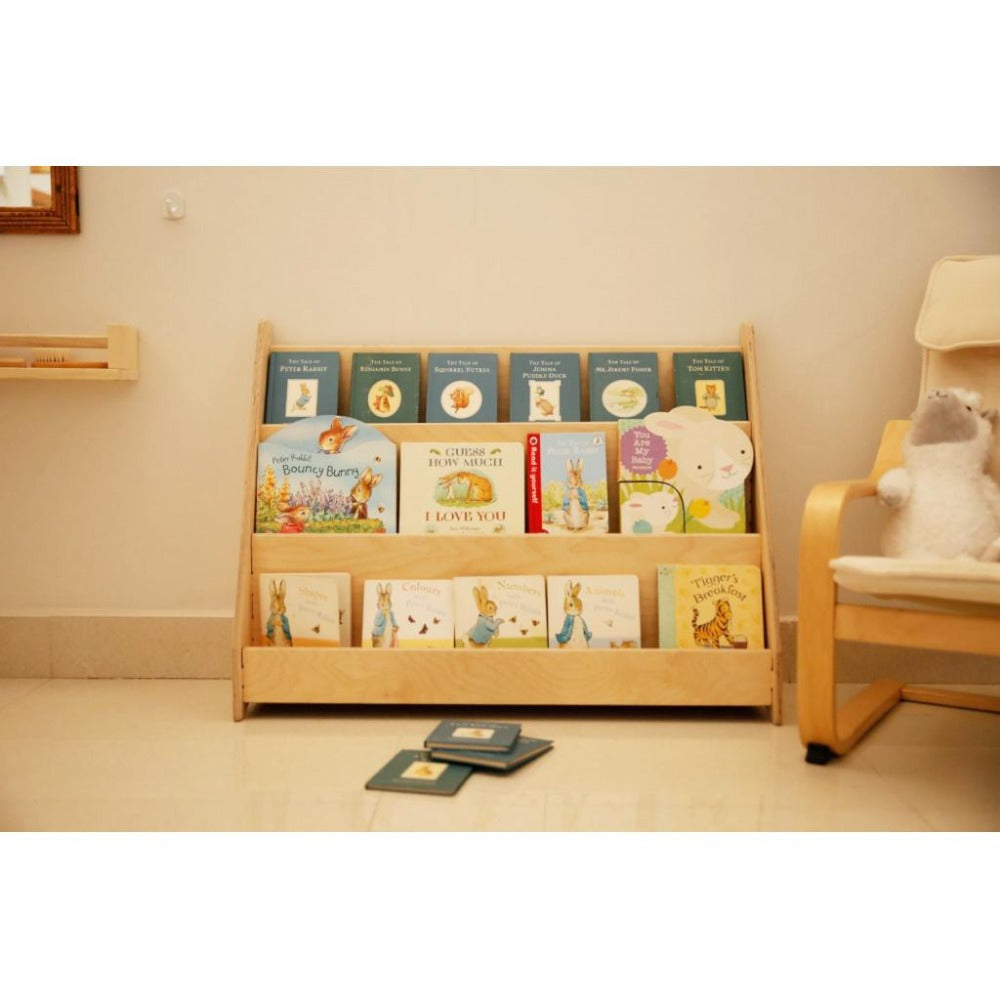 Nalanda Book Display Shelf - Kids Montessori Furniture for Toddler- Birch Plywood - COD Not Available