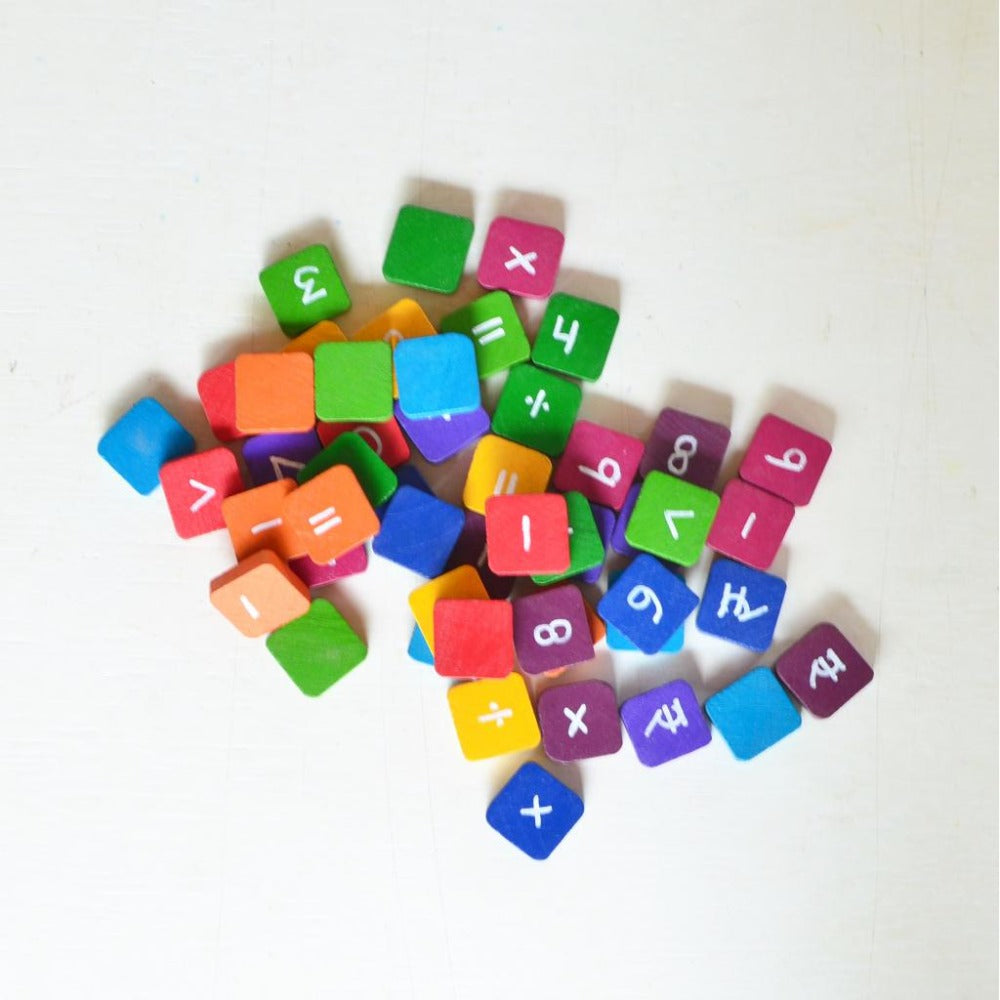 Small Tile Numbers Buy Small Number Tiles - 50 Pieces (3-7 Years) on Snooplay India
