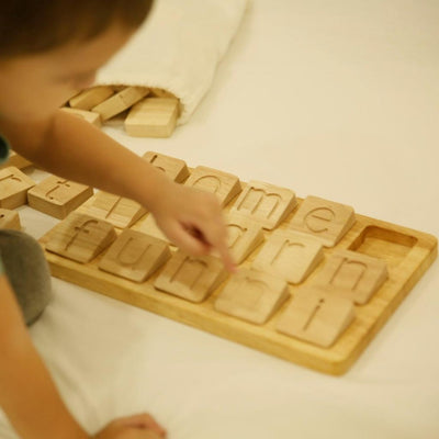 Word builder / Little Bits Montessori tray