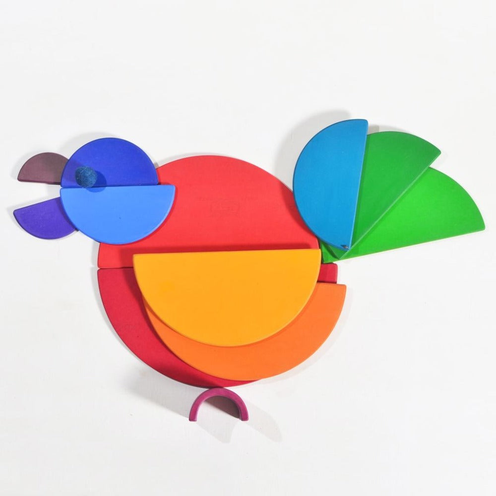 Value Grade Rainbow Semi-circles Set (Mdf Wood)