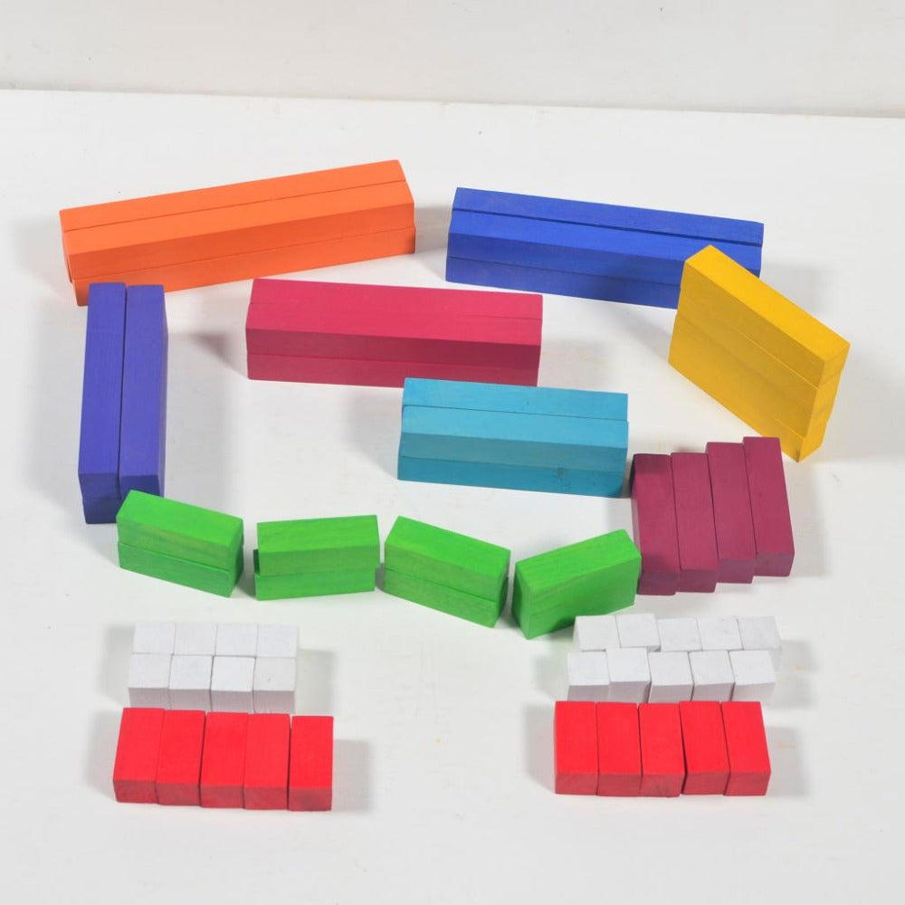 Math Play Rods - 64 Pieces