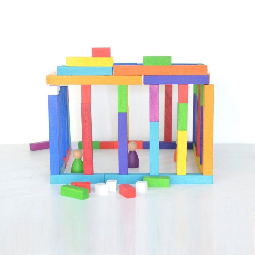 Math Play Rods - 64 Pieces