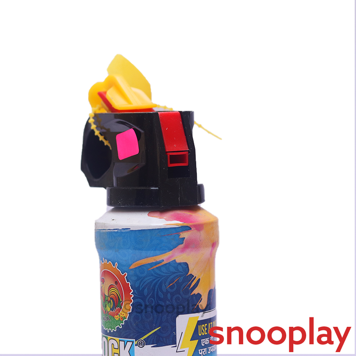 Single Shot Gulaal Shooter Cylinder Pack - Gulugulu (Total 5 Pieces) | Assorted Colors & Prints