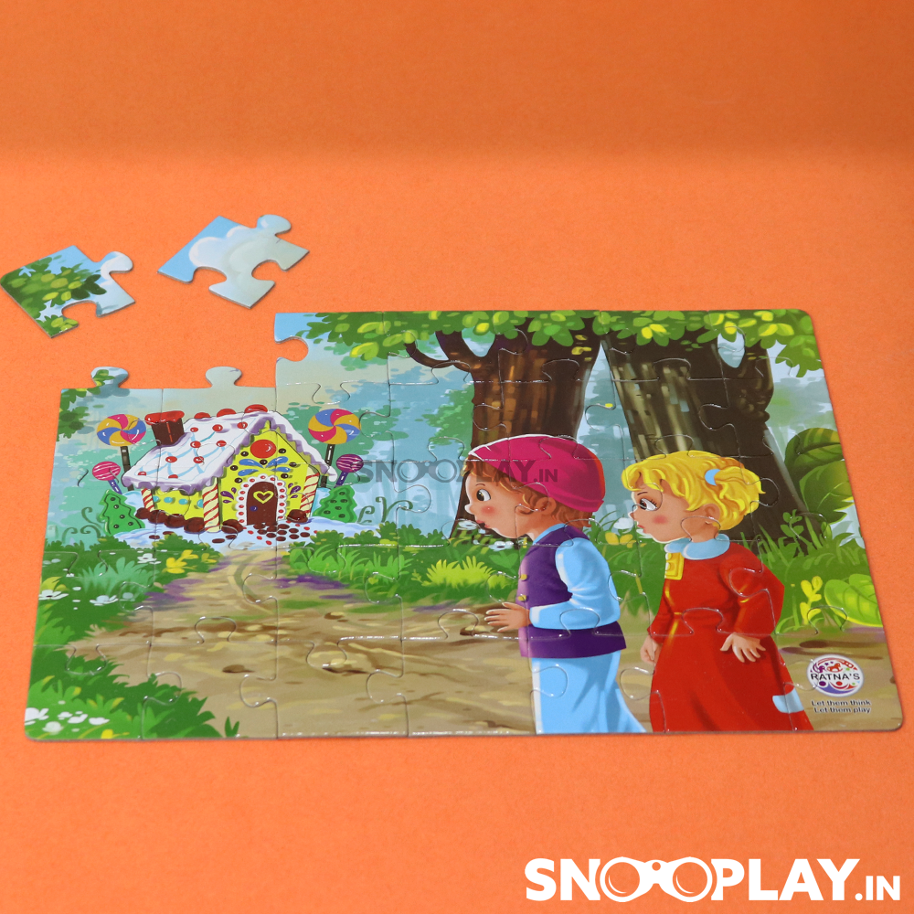 Story Jigsaw Puzzle - Hansel & Gretel (Story Book Inside)