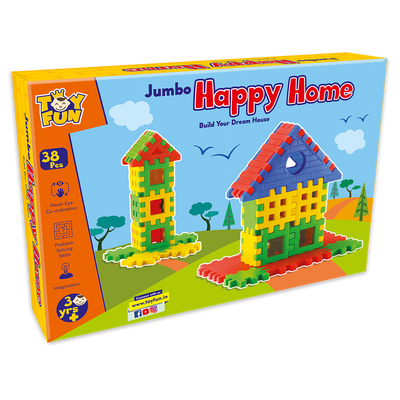 Happy Home Jumbo Building Blocks ( 38 pieces)