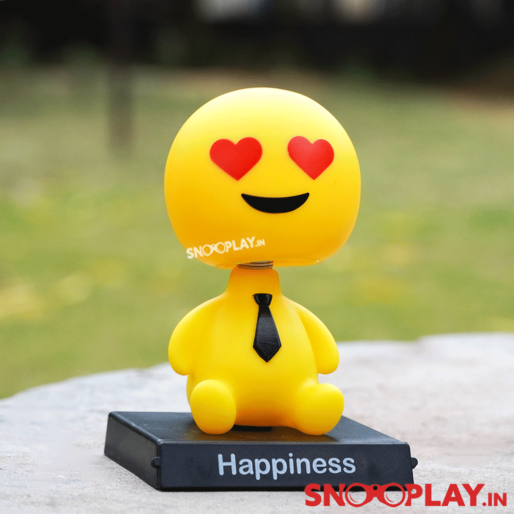 Buy Emoji Bobblehead (Heart Eyes Emoji) Car Decoration Phone Stand