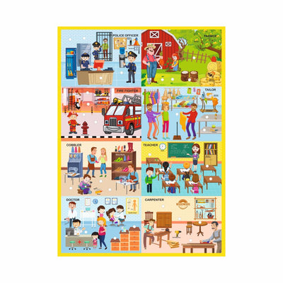 Our Helpers Educational Activity Mat