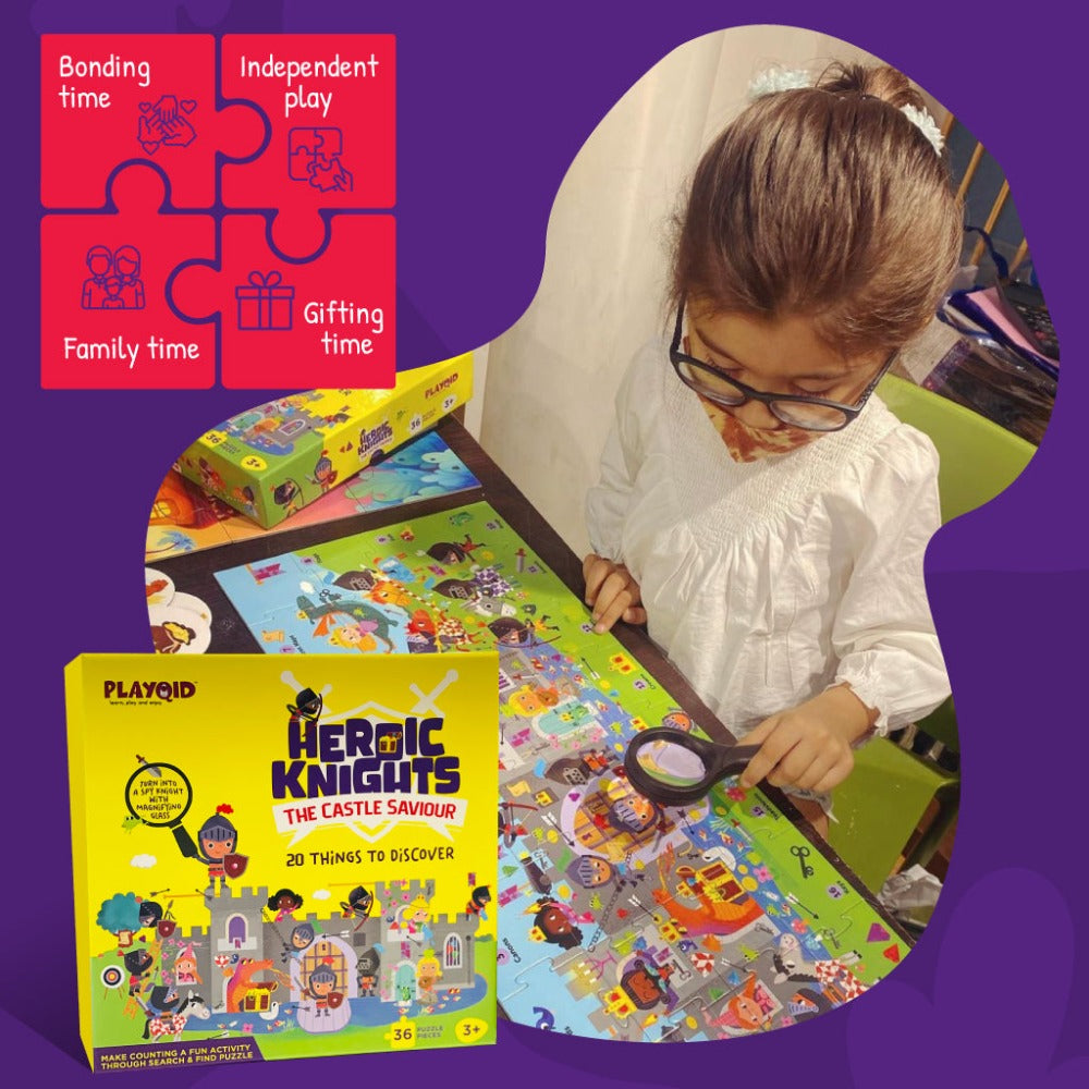 Heroic Knights The Castle Saviour - Search & Find Puzzle For Kids