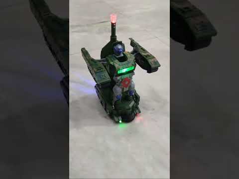 Musical Tank Robot Transformer Toy (1-3 Years)