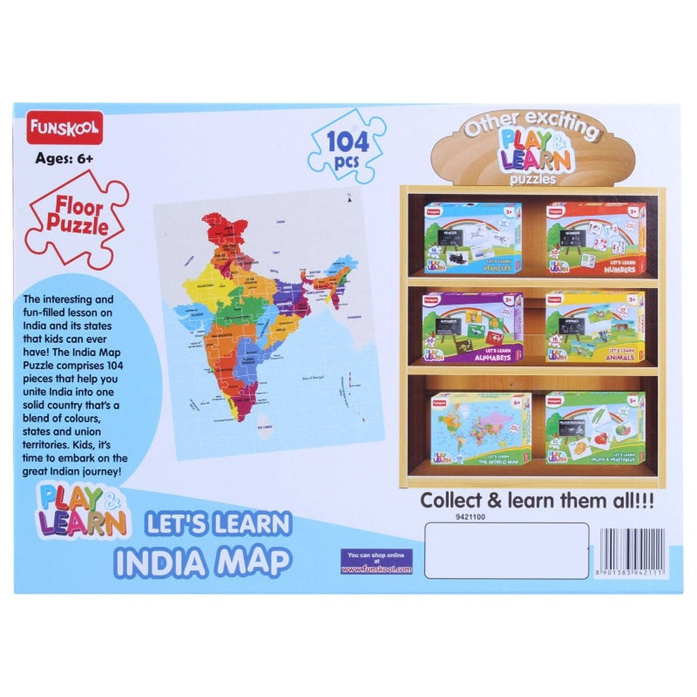 Play & Learn India Map Puzzle