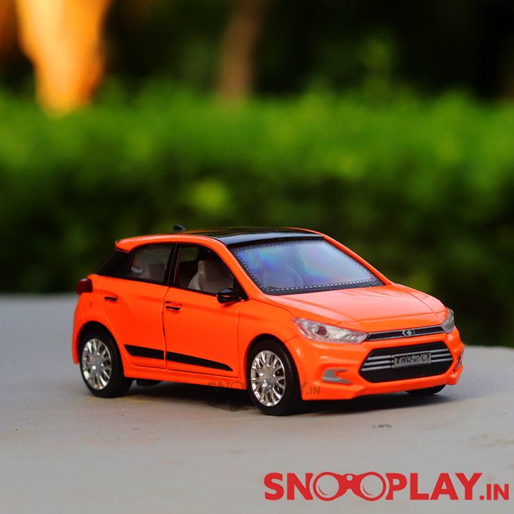 T-20 Car (I-20) Hatchback Miniature Toy Car (Pull Back Car) - Assorted Colours