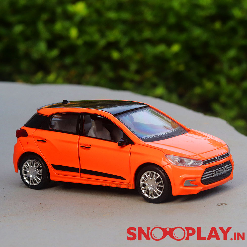 T-20 Car (I-20) Hatchback Miniature Toy Car (Pull Back Car) - Assorted Colours