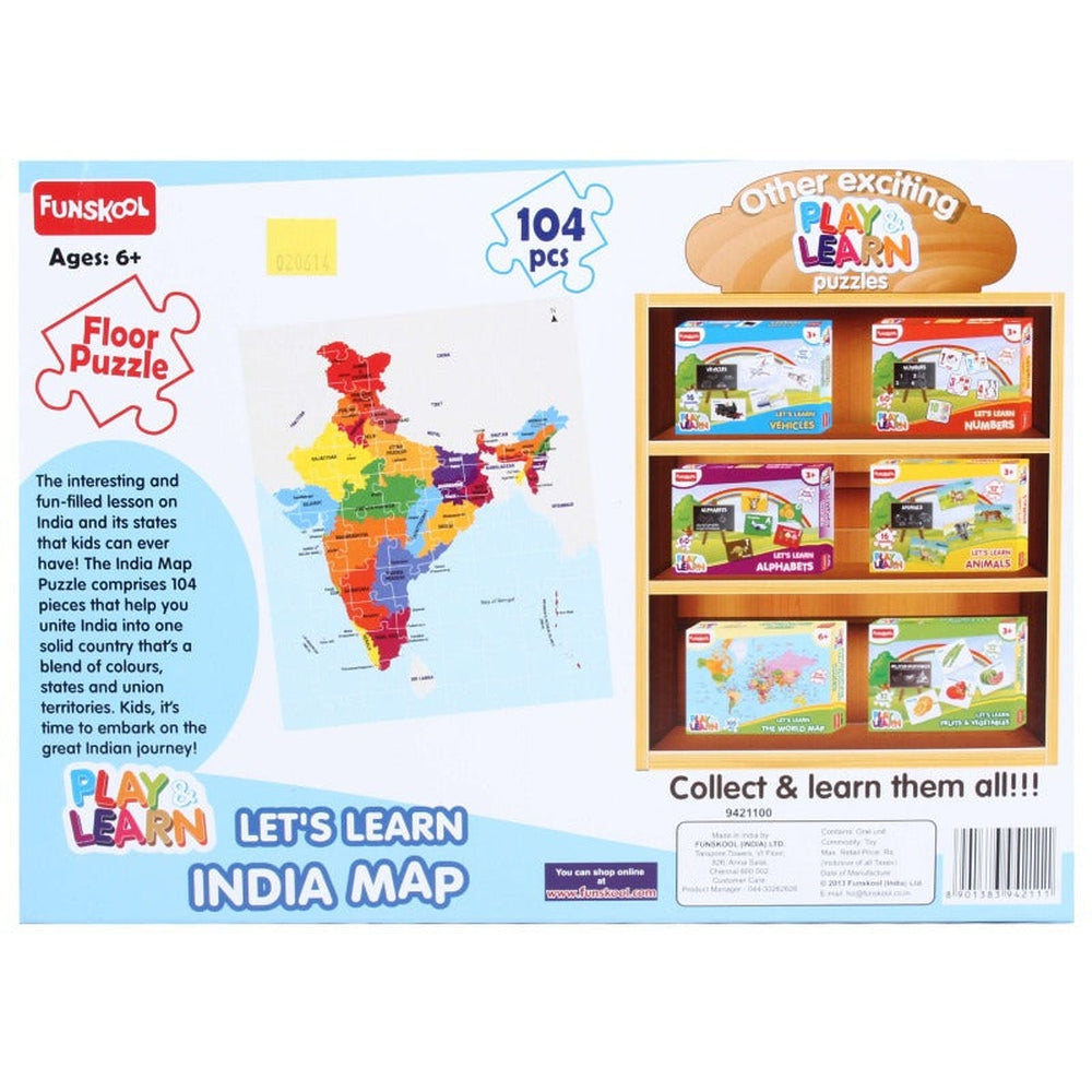 Play & Learn India Map Puzzle