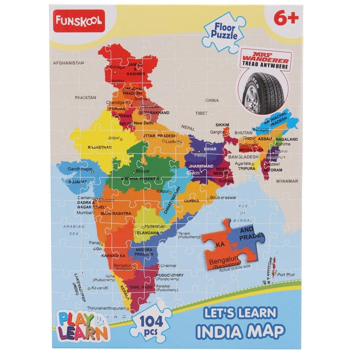 Play & Learn India Map Puzzle