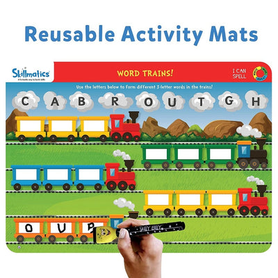 I Can Spell Write and Wipe Activity Mat