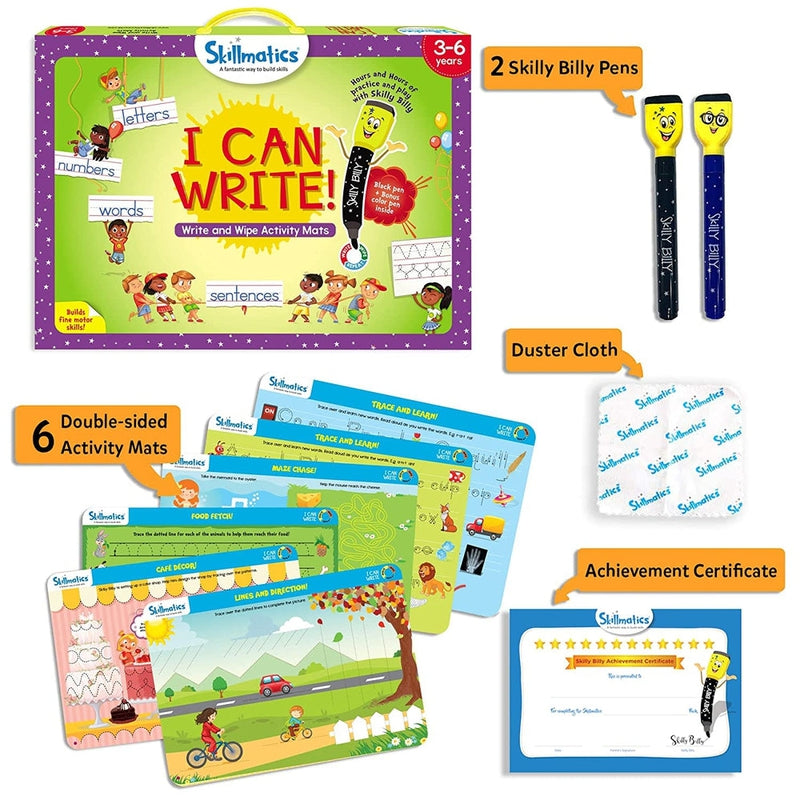 Write and Wipe Activity Mat (3-6 Years)