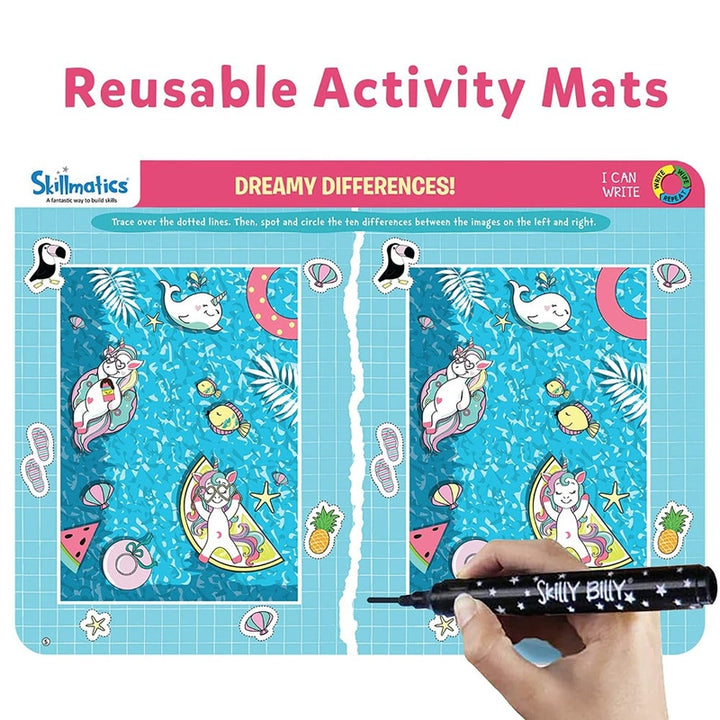 I Can Write - Unicorn Write and Wipe Activity Mat