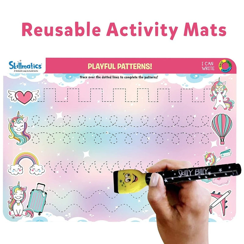 I Can Write - Unicorn Write and Wipe Activity Mat