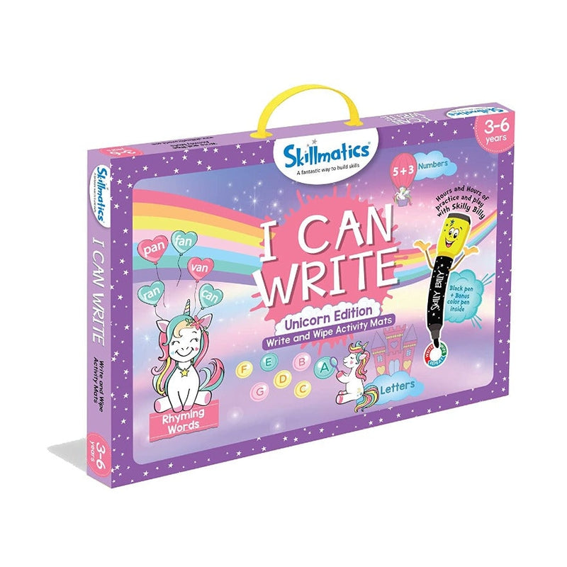 I Can Write - Unicorn Write and Wipe Activity Mat