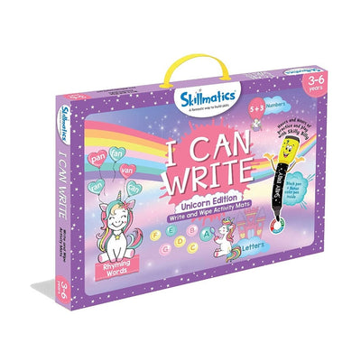 I Can Write - Unicorn Write and Wipe Activity Mat