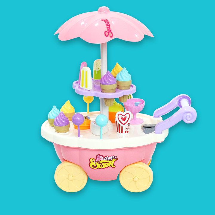 Sweet Shop Cart Playset Pretend Play Toy