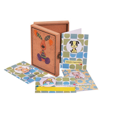 Color In Greeting Cards & Keepsake Box - DIY Kit