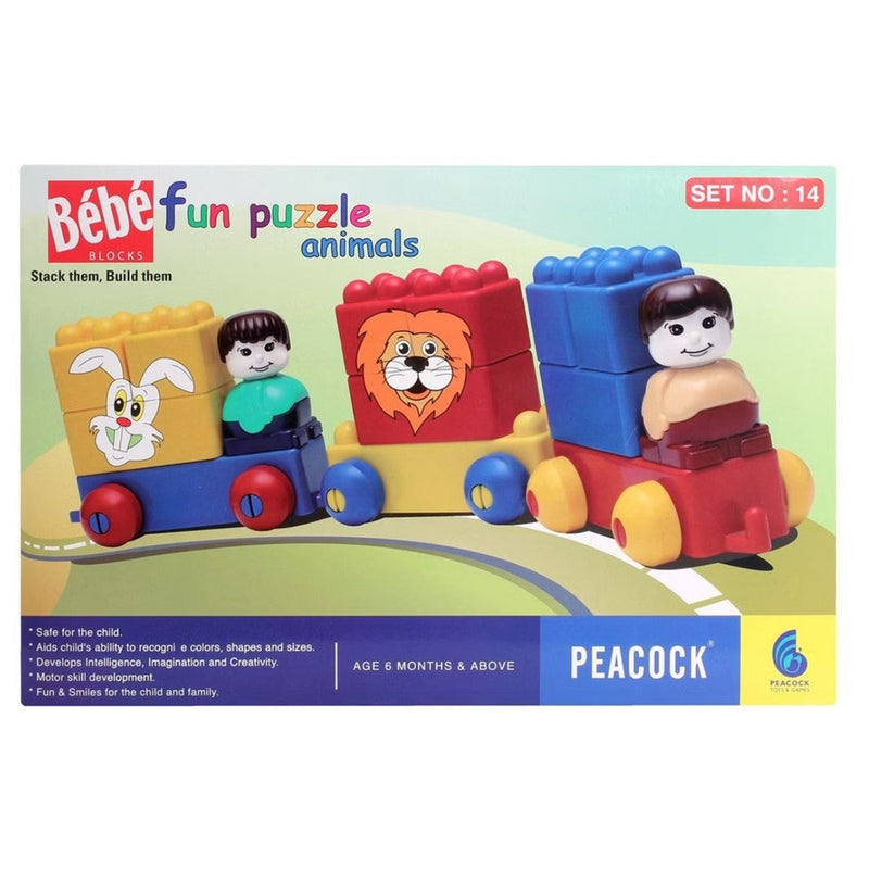 Bebe Set Number 14 Puzzle (Building Blocks Set) - 17 Pieces