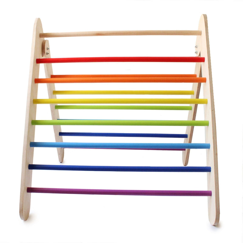 Wooden Rainbow Pikler Triangle (1-4 Years)