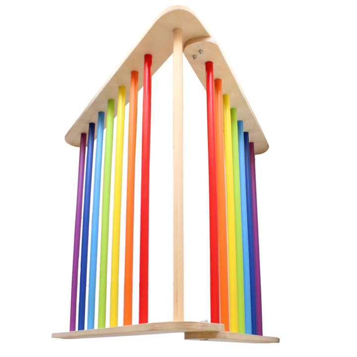 Wooden Rainbow Pikler Triangle (1-4 Years)