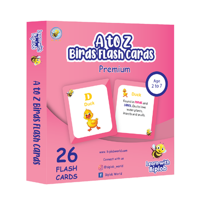 A to Z Birds - Fash Card ( 2 - 7 Years )