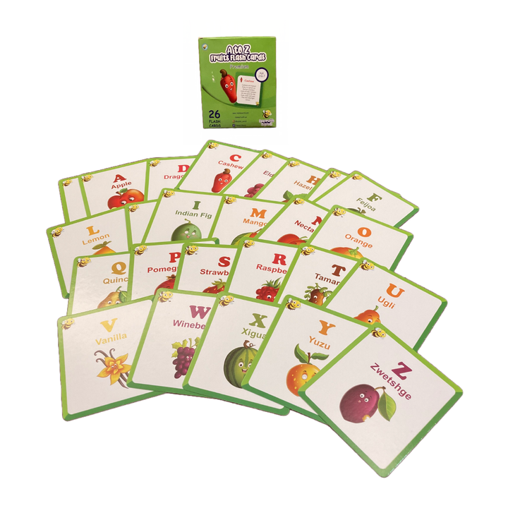 A to Z Fruits - Flash Cards  ( 2 - 7 Years )