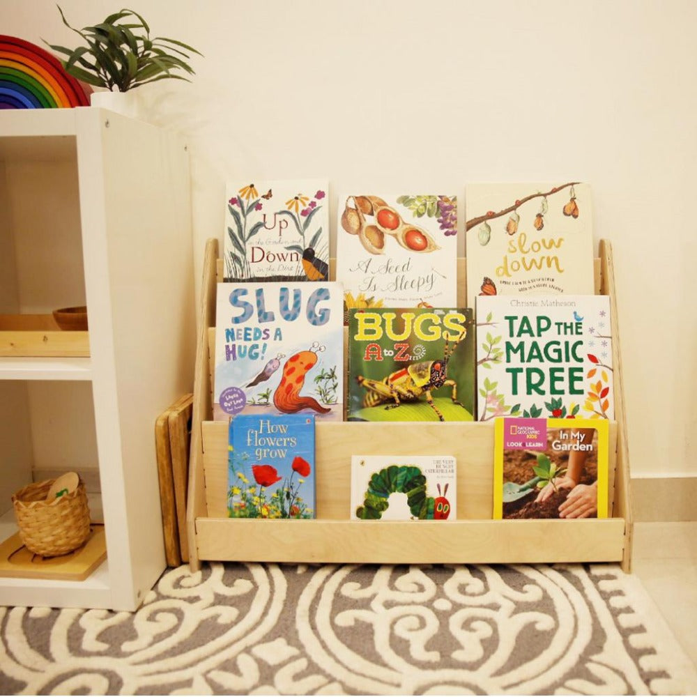 Nalanda Book Display Shelf - Kids Montessori Furniture for Toddler- Birch Plywood - COD Not Available