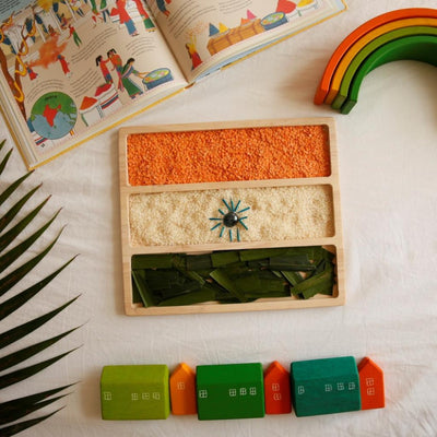 3 Part Montessori Flag Tray- Independence day Special Limited addition