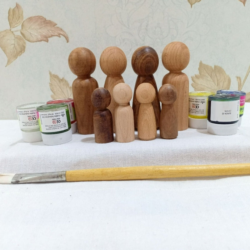 Peg Folk Paint Kit