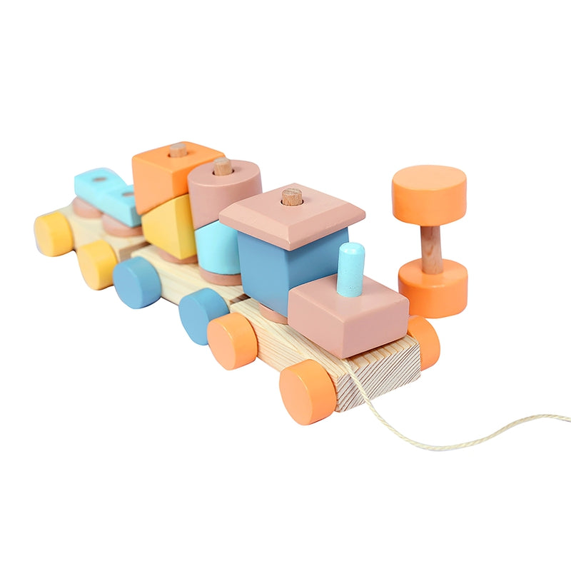 Wooden Sorting Shape Toy Train