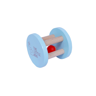 Wooden Drum Rattle for Toddlers