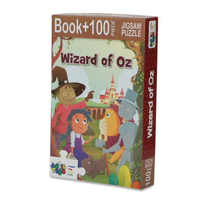 Wizard of Oz - Jigsaw puzzle (100 Piece + 32 Pages Illustrated Story Inside)