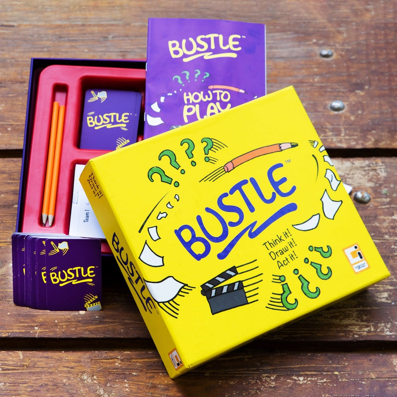 Bustle - Think It! Act It! Draw It!  (Card Game)