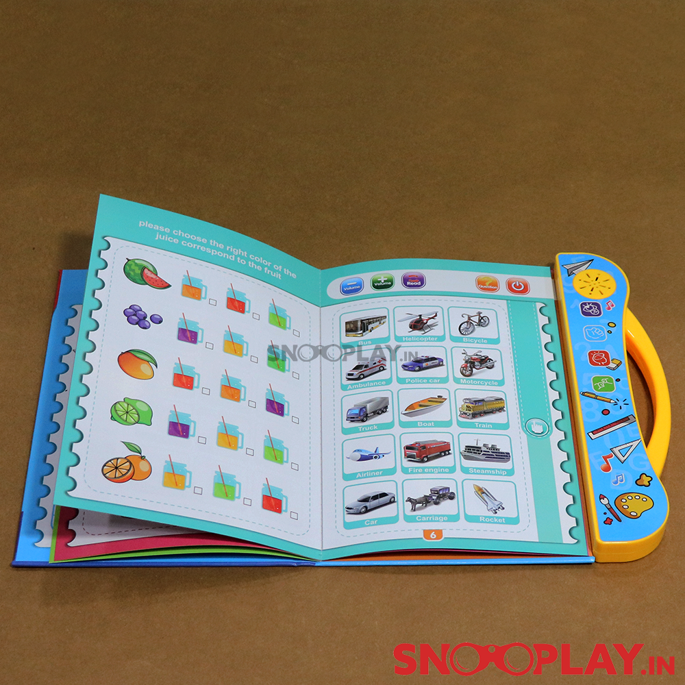 Intelligence Book (Read & Learn By Sounds) - An Educational Toy For Kids