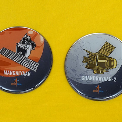 ISRO Chandrayaan & Mangalyaan Fridge Magnets