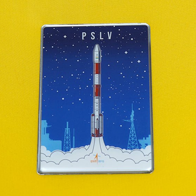 ISRO PSLV Fridge Magnet