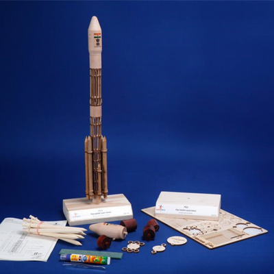 ISRO PSLV Rocket 1:100 DIY Kit