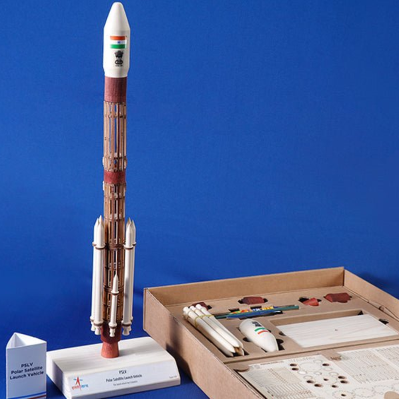 ISRO PSLV Rocket 1:100 DIY Kit