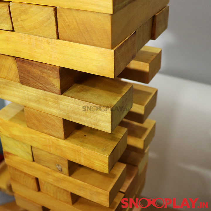 Giant Jenga - Wooden Tumbling Tower with Storage Bag