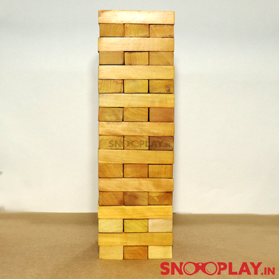 Giant Jenga - Wooden Tumbling Tower with Storage Bag