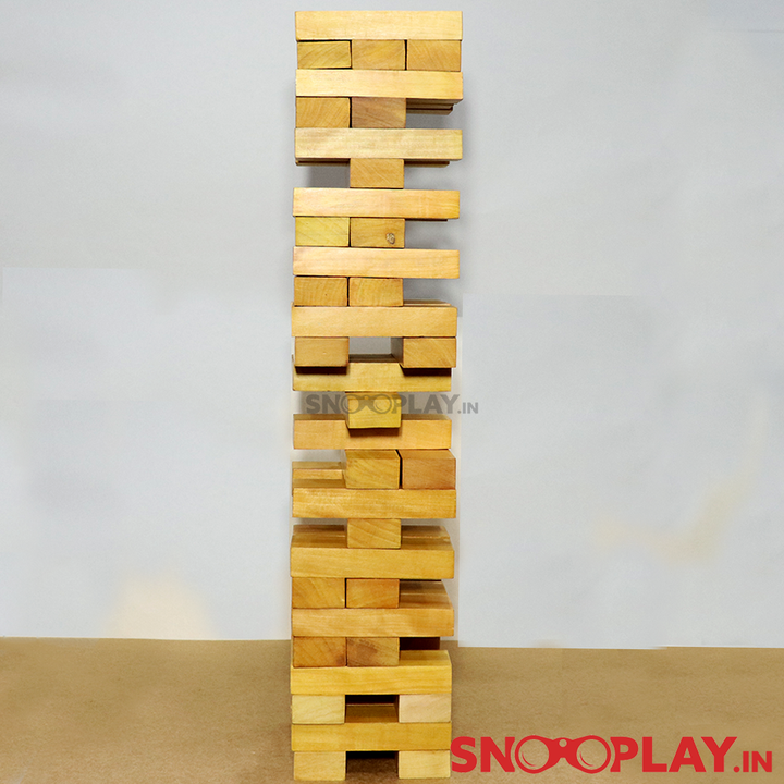 Giant Jenga - Wooden Tumbling Tower with Storage Bag