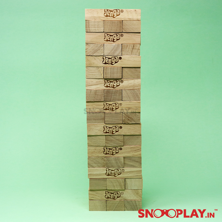 Original Jenga by Funskool with Tube Storage Packaging (6 Years till Grown Ups)